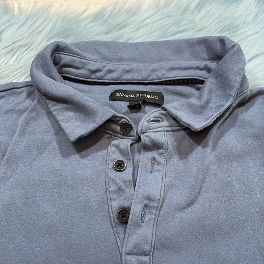 Banana Republic Slate Short Sleeve Polo sz XL